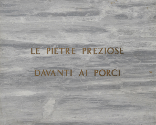 ARTE POVERA: SINGOLI E MULTIPLI
